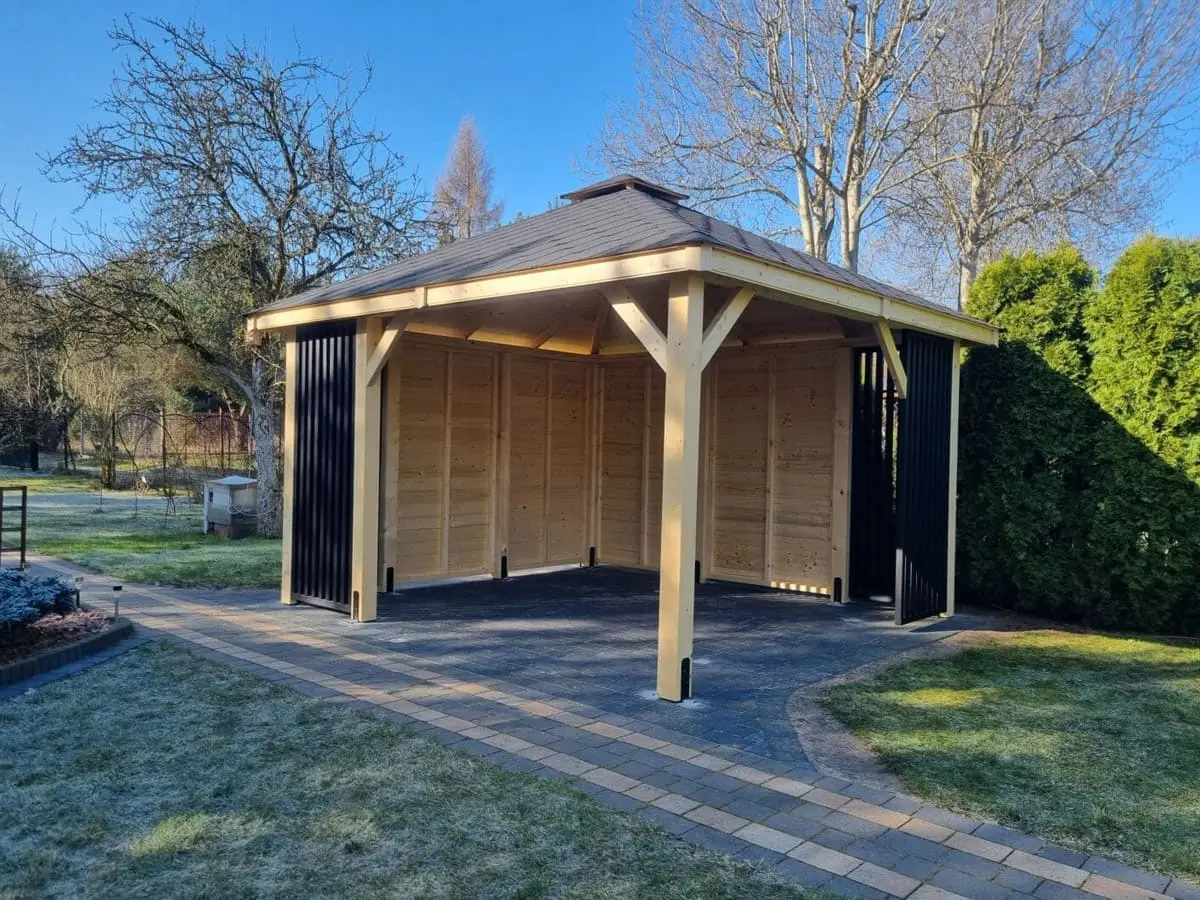 Solidna altana do ogrodu 4x4m - Diana