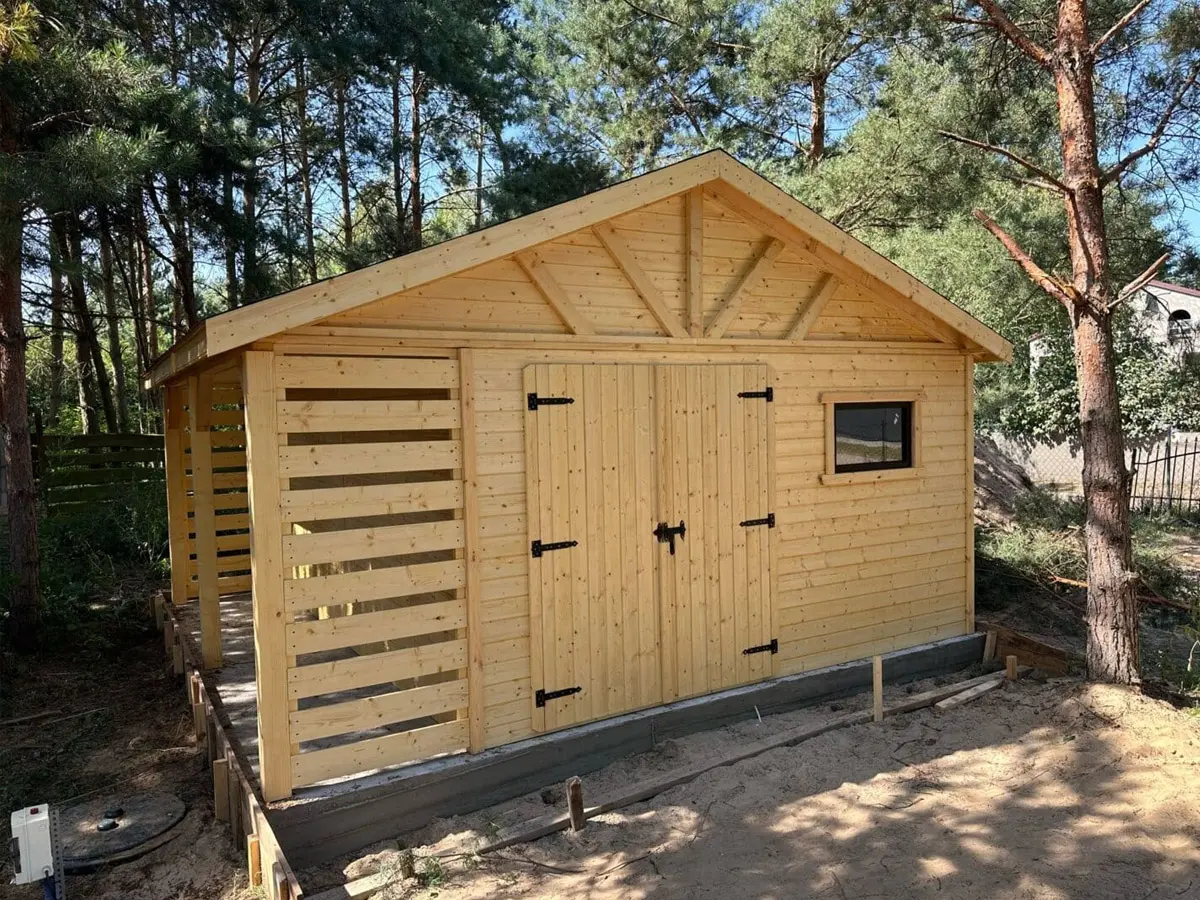 Domek na narzedzia drewutnia Mirek 5x5m - AltLand