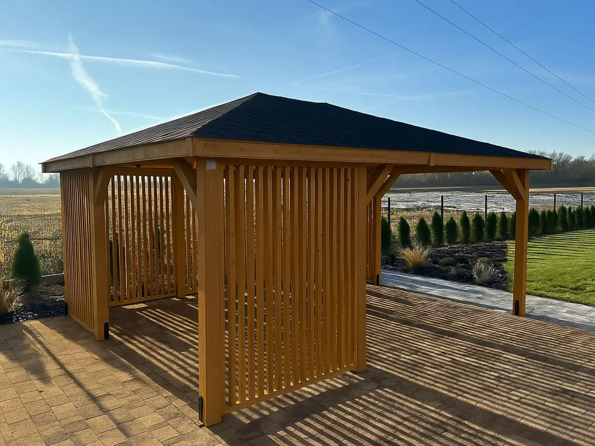 Altana ogrodowa nowoczesna