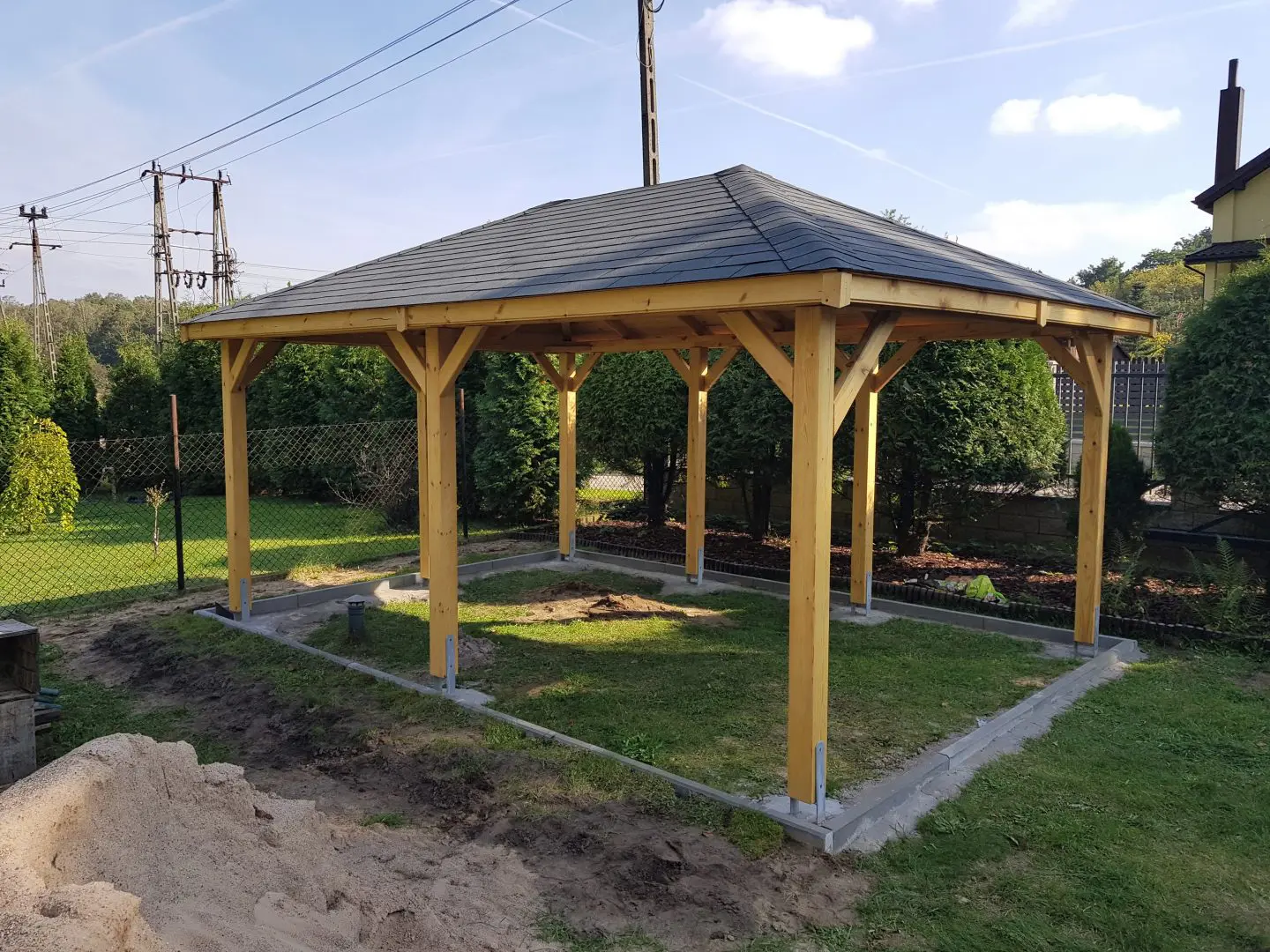 wiata samochodowa przyklady 35x5m ada