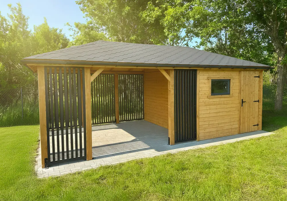 Altany drewniane z domkiem - AltLand