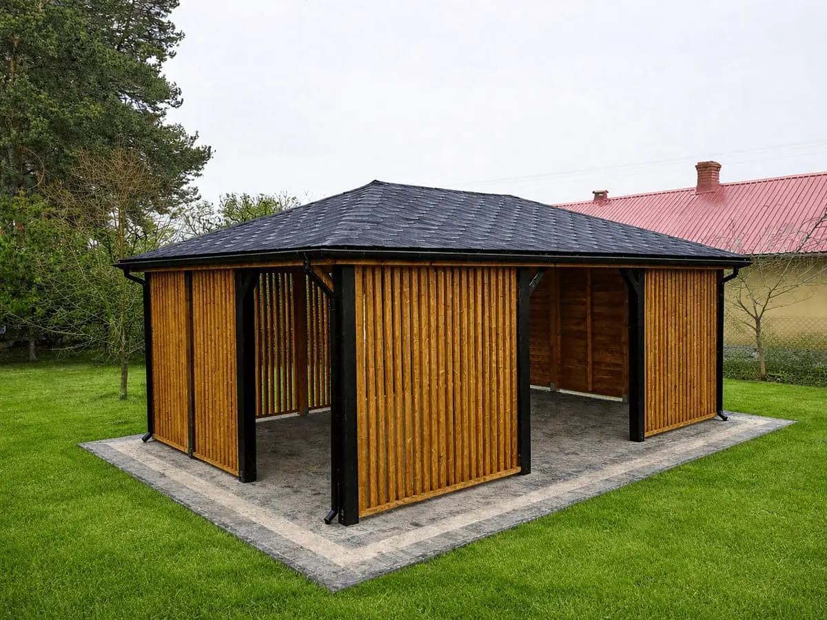 Altany ogrodowe nowoczesne black diana x black