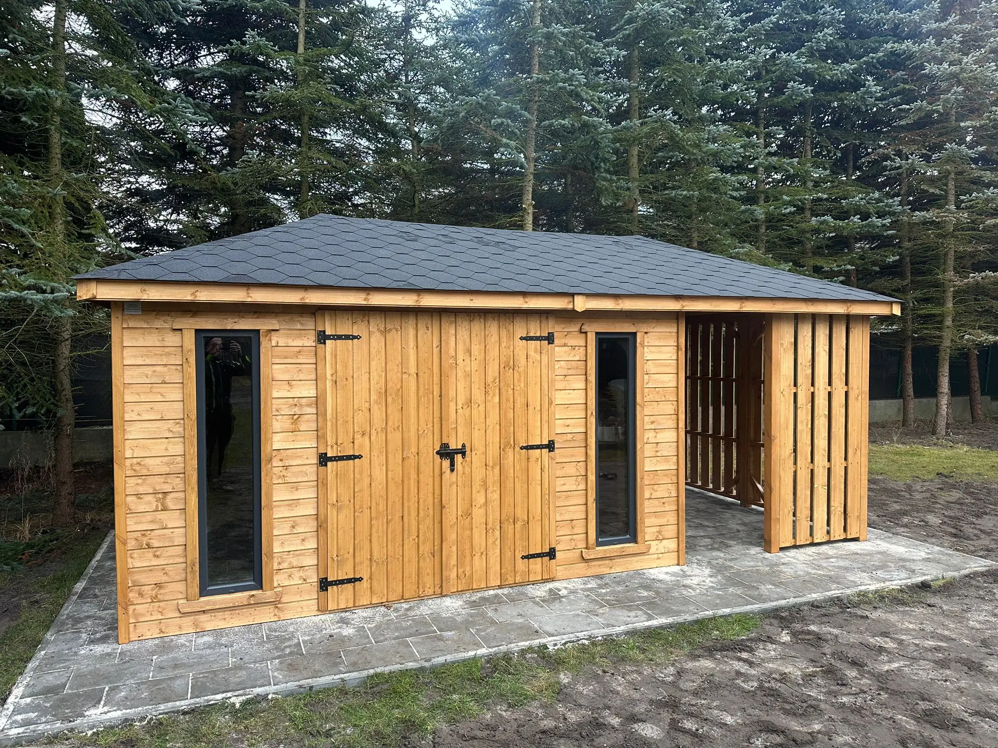 Drewniany domek do ogrodu pod wymiar