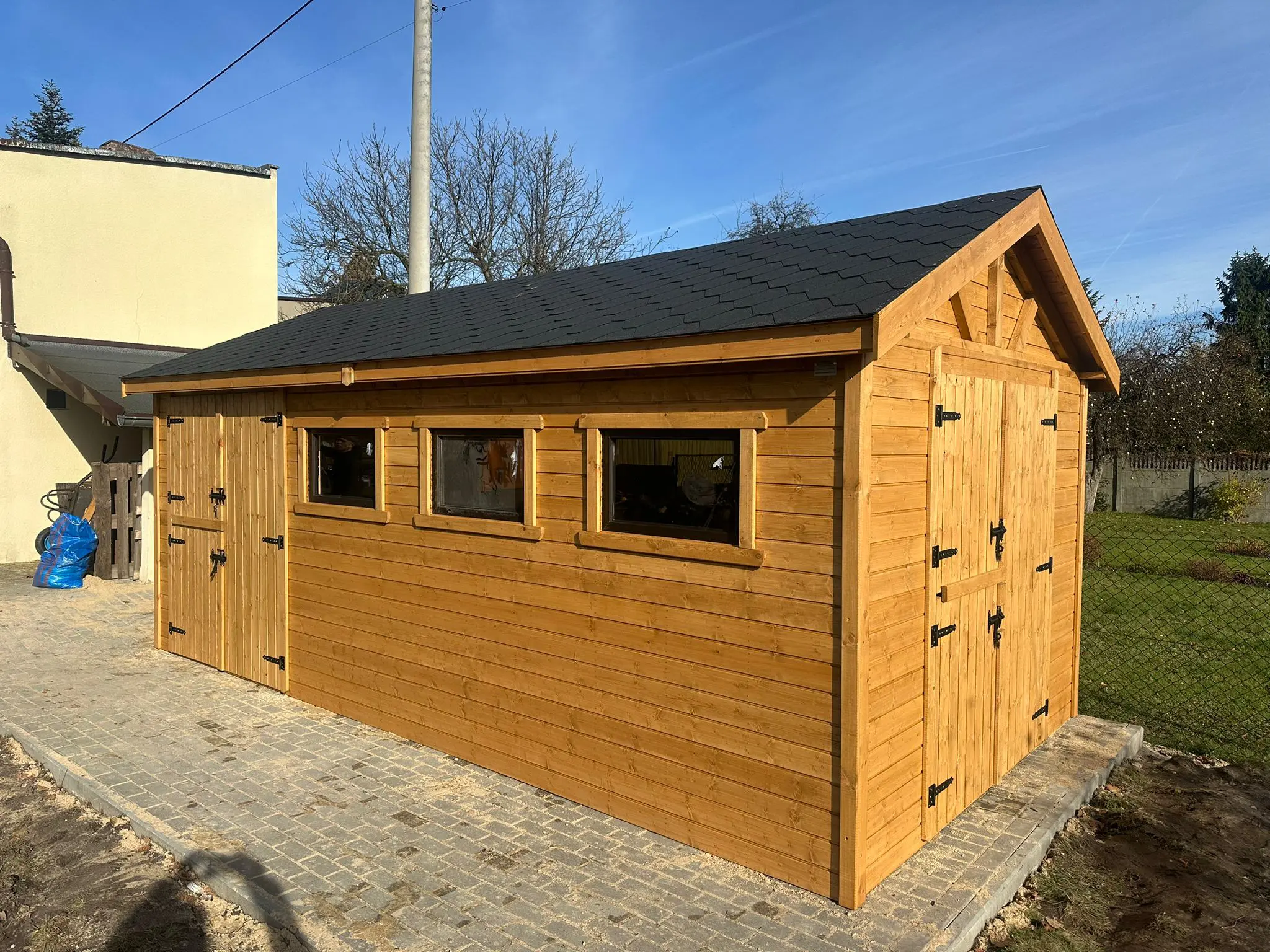 Domek dla alpak tomek 3x6m - drewnianealtany.pl