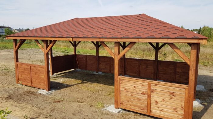 Przestronna altana ogrodowa GOSIA 4x7m