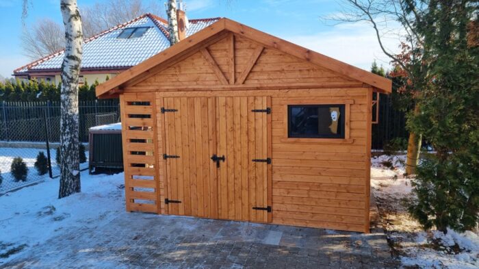 Schowek ogrodowy MIREK II 4x4m