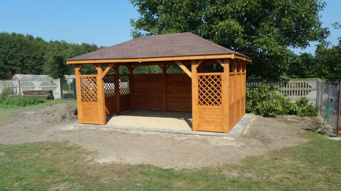 Drewniane altany Ewelina 4x6m