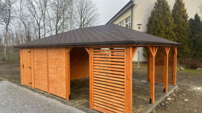 Altana z domkiem narzędziowym ALICJA 5x7m