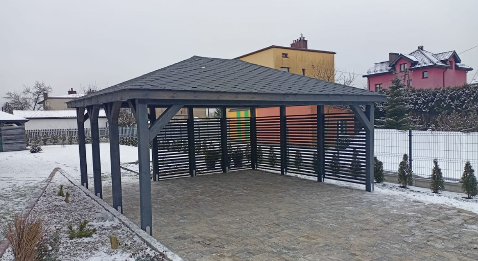 Jak konserwować drewnianą wiatę samochodową