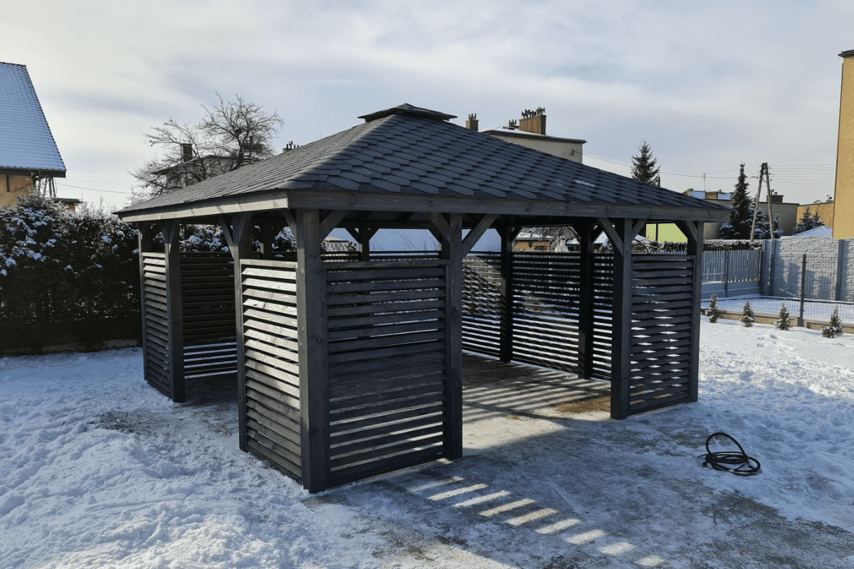 Odsniezanie wiaty i altany ogrodowej ALTLAND