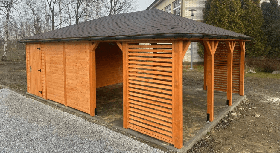 Altana narzędziowa zimą altland